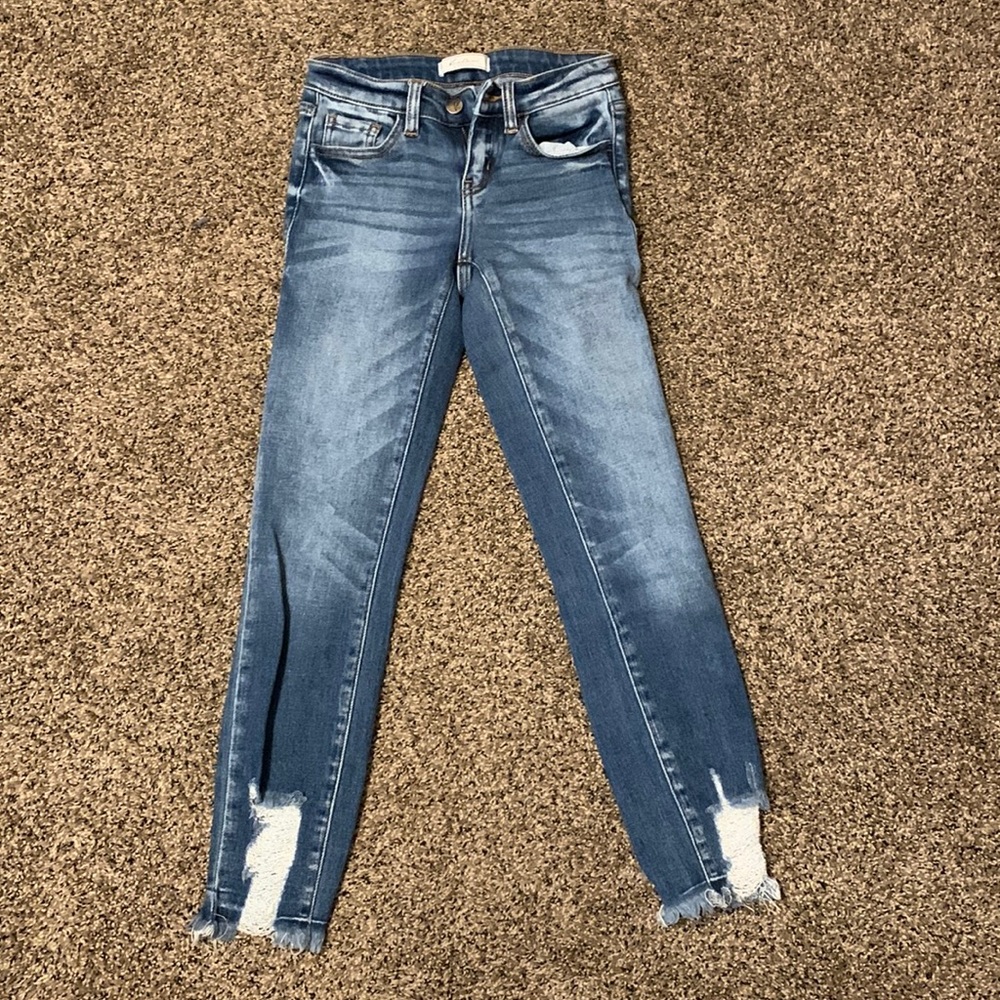 Kancan Signature low rise ankle skinny jeans